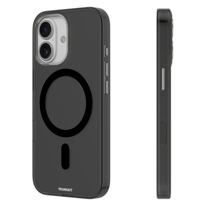 Apple iPhone 17 Kılıf M-safe Şarj Özellikli Şeffaf Youngkit Crystal Shield Serisi Kapak