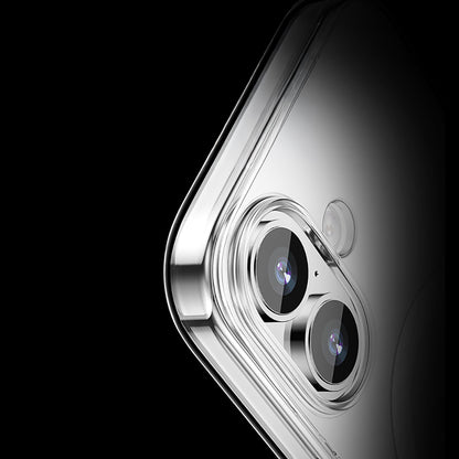 Apple iPhone 17 Kılıf M-safe Şarj Özellikli Transparan Sert PC Wlons Pita Kapak
