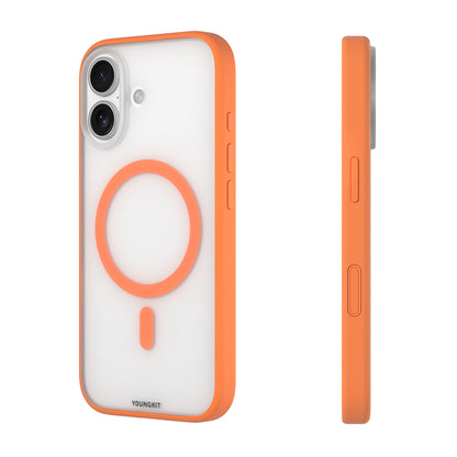 Apple iPhone 17 Kılıf M-safe Şarj Özellikli Youngkit Clear Serisi Kapak