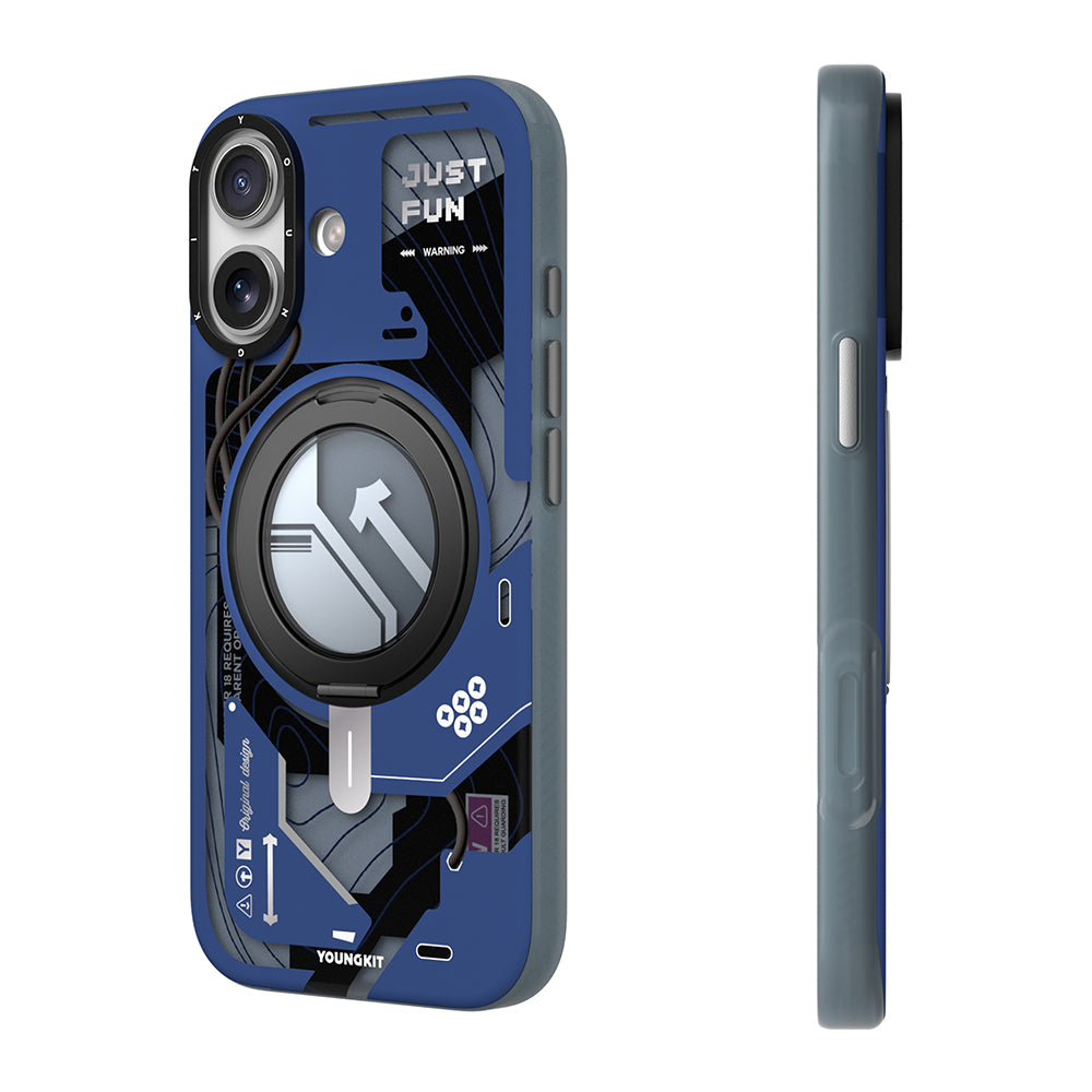 Apple iPhone 17 Kılıf M-safe Şarj Özellikli Youngkit Starship Serisi Kapak