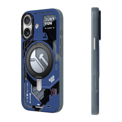 Apple iPhone 17 Kılıf M-safe Şarj Özellikli Youngkit Starship Serisi Kapak