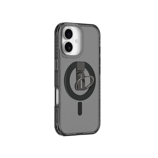 Apple iPhone 17 Kılıf M-safe Şarj Özellikli Yüzük Standlı Amazingthing Titan Pro Serisi Kapak
