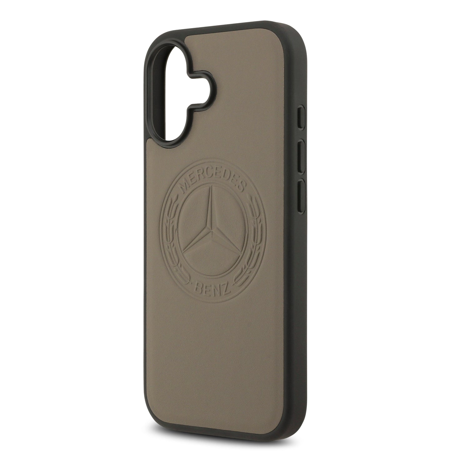 Apple iPhone 17 Kılıf Mercedes Benz Orjinal Lisanslı M-safe Şarj Özellikli Hakiki Deri Nostaljik Yıldız Dizayn Kapak