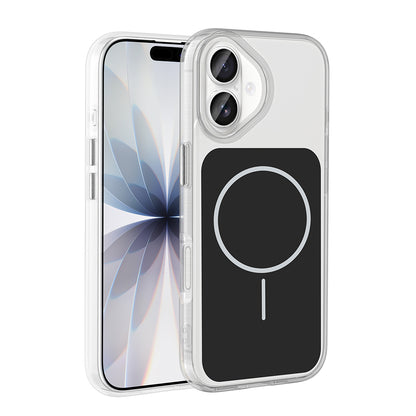 Apple iPhone 17 Kılıf Metal Buton Tasarımlı Zore İkonik Sert Silikon Kapak