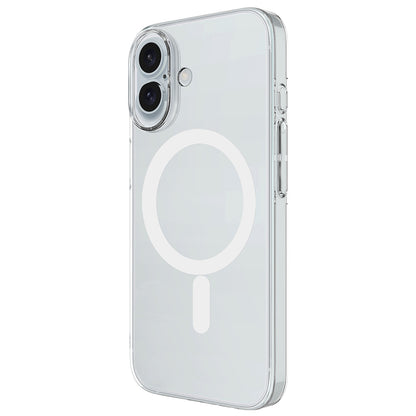 Apple iPhone 17 Kılıf Zore M-safe Şarj Özellikli Şeffaf Kamera Çerçeveli Porto Kapak