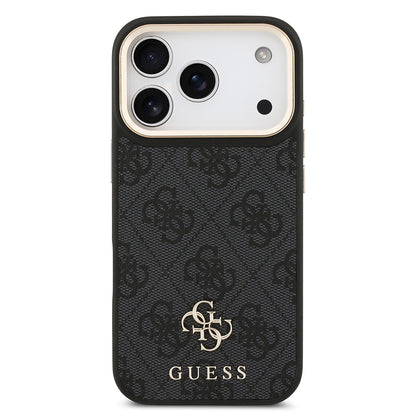 Apple iPhone 17 Pro Guess Orjinal Lisanslı 4G ve Yazı Logolu Kılıf + Ekran Koruyucu + Lens Koruyucu 3in1 Aksesuar Seti
