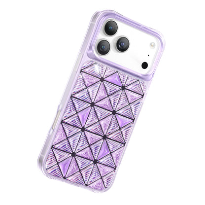 Apple iPhone 17 Pro Kılıf 3D Buz Blok Desenli Zore Paris Kairo TPU Kapak