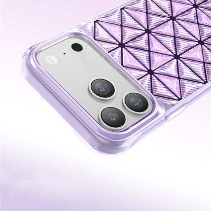 Apple iPhone 17 Pro Kılıf 3D Buz Blok Desenli Zore Paris Kairo TPU Kapak