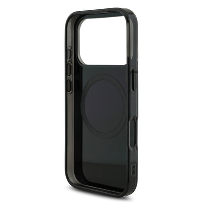 Apple iPhone 17 Pro Kılıf AMG Orjinal Lisanslı Çift Katmanlı Büyük Logolu Petek Desenli Kapak