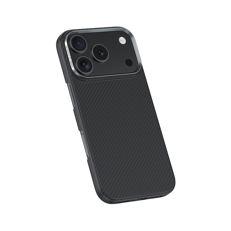 Apple iPhone 17 Pro Kılıf Benks M-safe Şarj Özellikli Metal Kamera Çerçeveli Magnetik ArmorAir 600D Kevlar Fiber Kapak
