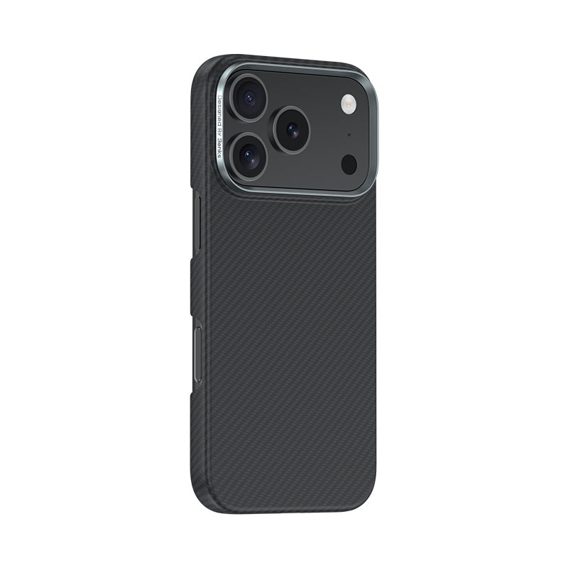 Apple iPhone 17 Pro Kılıf Benks M-safe Şarj Özellikli Metal Kamera Çerçeveli Magnetik ArmorAir 600D Kevlar Fiber Kapak