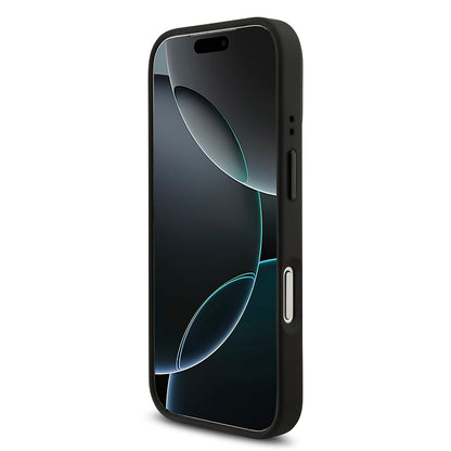Apple iPhone 17 Pro Kılıf BMW Orjinal Lisanslı M-safe Şarj Özellikli Karbon Fiber Metal Logolu Kapak