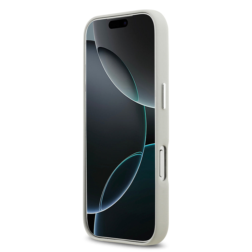 Apple iPhone 17 Pro Kılıf BMW Orjinal Lisanslı M-safe Şarj Özellikli Metal Logolu Tam Kaplama Deri Kapak