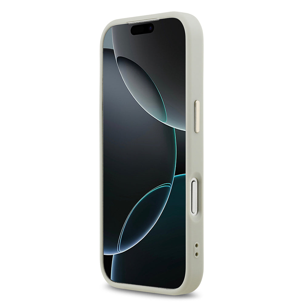 Apple iPhone 17 Pro Kılıf DKNY Orjinal Lisanslı M-safe Şarj Özellikli 3D Yazılı Checkered Pattern Kapak