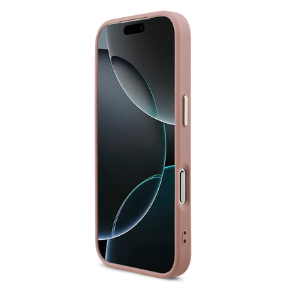 Apple iPhone 17 Pro Kılıf Guess Orjinal Lisanslı 4G Büyük Metal Kamera Çerçeveli ve Logolu Glitter Kapak
