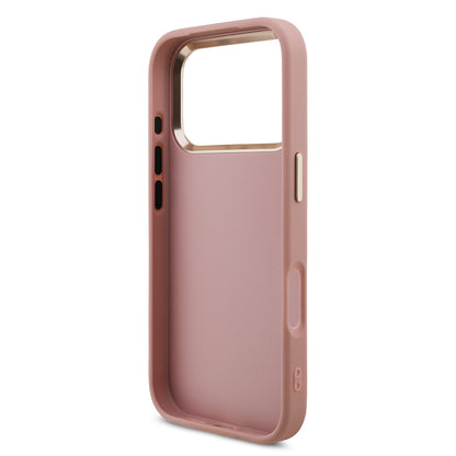 Apple iPhone 17 Pro Kılıf Guess Orjinal Lisanslı 4G Büyük Metal Kamera Çerçeveli ve Logolu Glitter Kapak