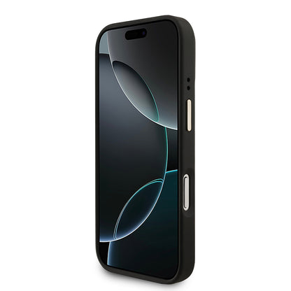 Apple iPhone 17 Pro Kılıf Guess Orjinal Lisanslı M-safe Şarj Özellikli Askılı ve 4G Logo Kartlıklı Kapak
