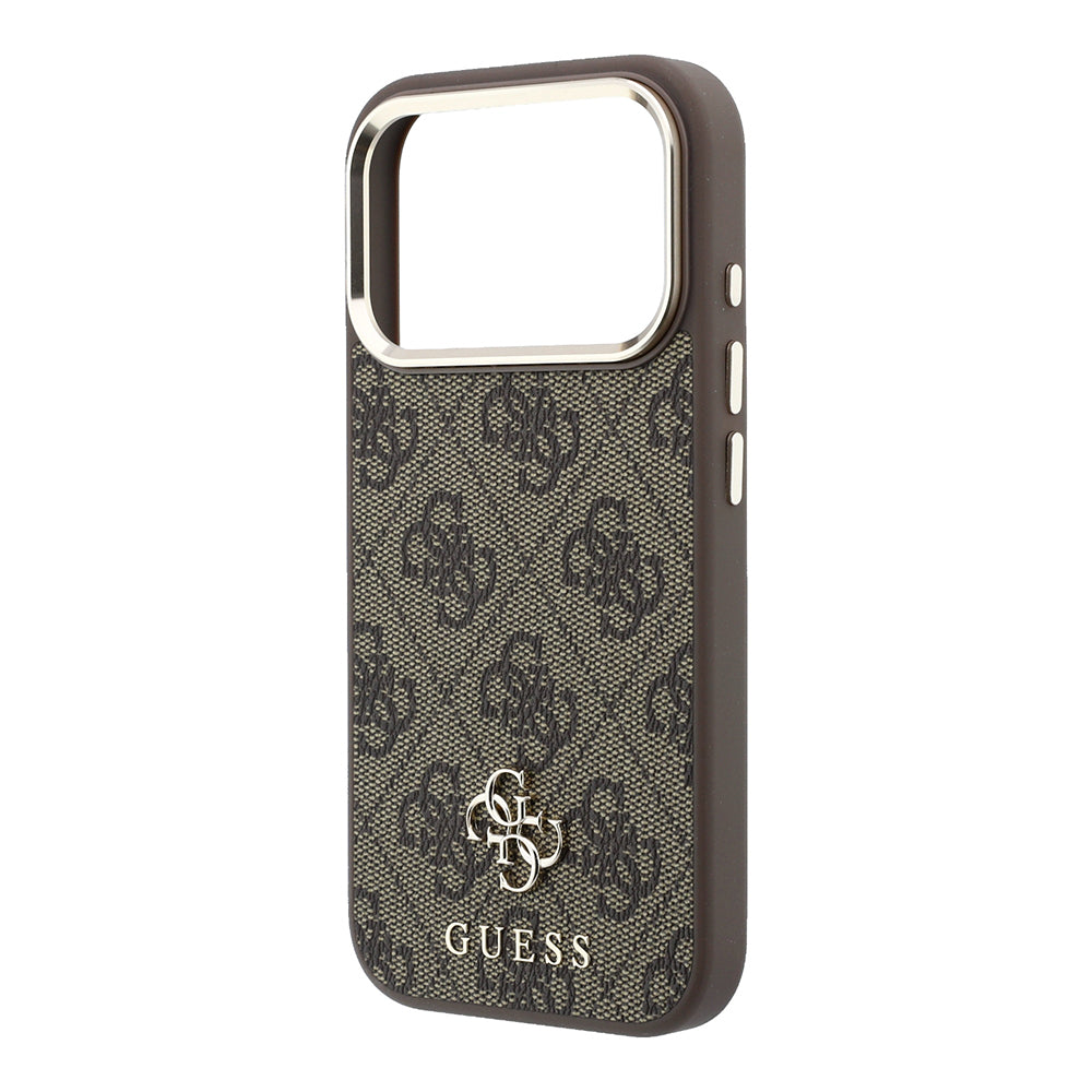 Apple iPhone 17 Pro Kılıf Guess Orjinal Lisanslı M-safe Şarj Özellikli Small 4G Classic Logolu Kapak