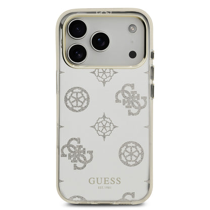 Apple iPhone 17 Pro Kılıf Guess Orjinal Lisanslı Metal Kamera Çerçeveli Simli Aynalı Kapak