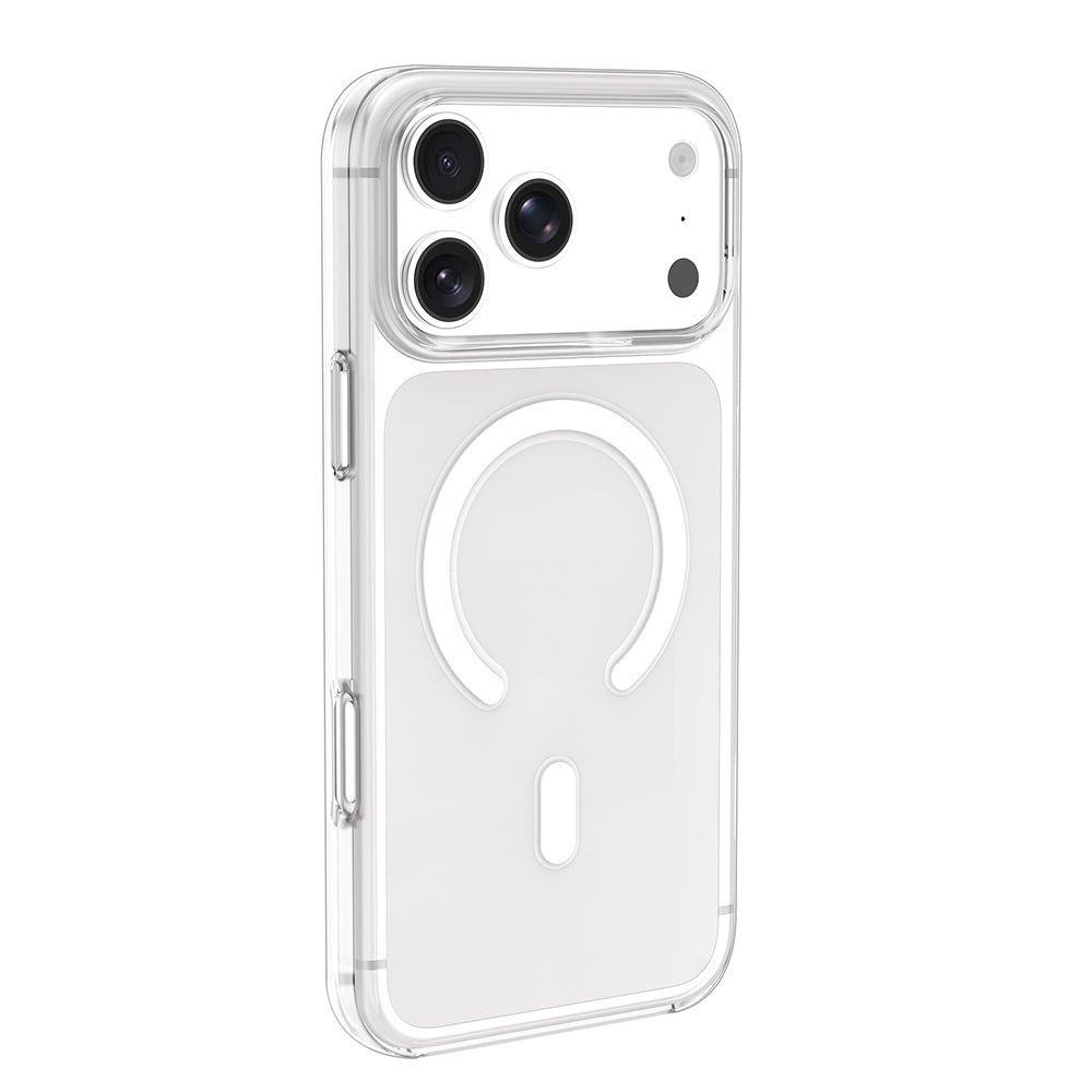 Apple iPhone 17 Pro Kılıf IC Çipli Zore Wireless Şarj Özellikli Şeffaf Orjin Kapak