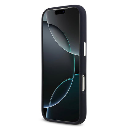 Apple iPhone 17 Pro Kılıf Lacoste Orjinal Lisanslı M-safe Şarj Özellikli İkonik Logolu Metal Kamera Çerçeveli Silikon Kapak