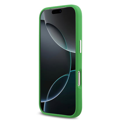Apple iPhone 17 Pro Kılıf Lacoste Orjinal Lisanslı M-safe Şarj Özellikli İkonik Logolu Metal Kamera Çerçeveli Silikon Kapak