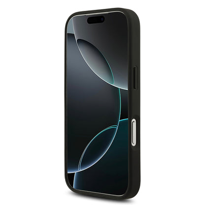 Apple iPhone 17 Pro Kılıf Lacoste Orjinal Lisanslı M-safe Şarj Özellikli PU Deri Tasarımlı Metal Logolu Kapak