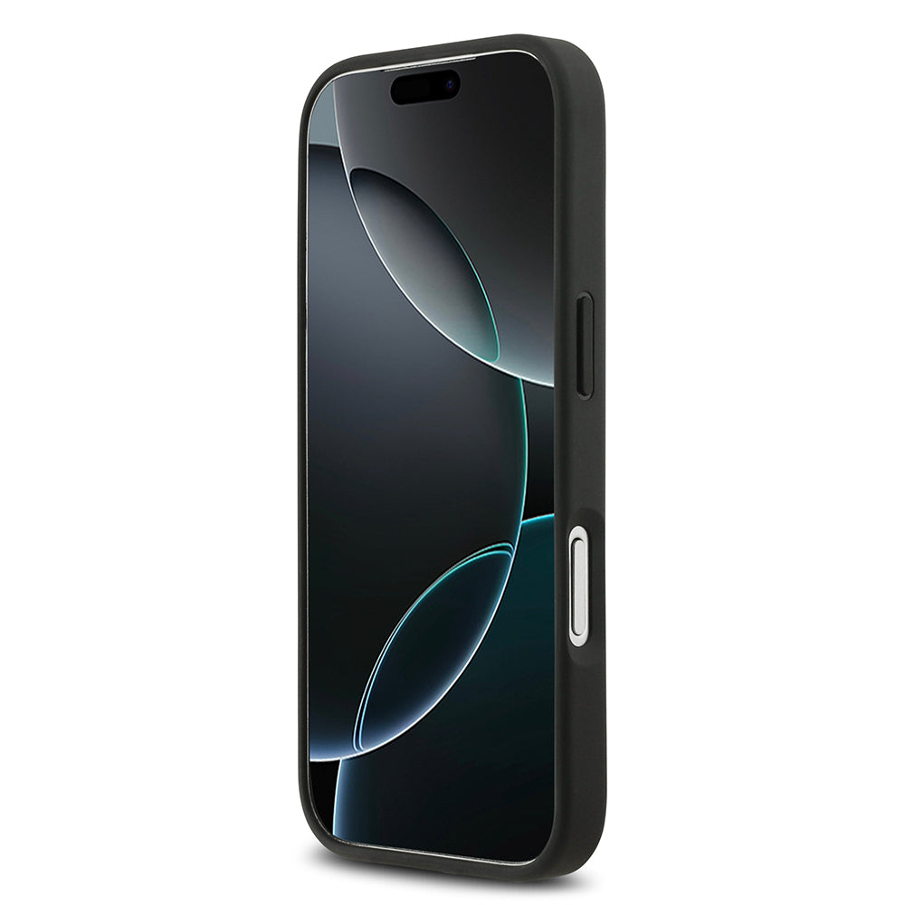 Apple iPhone 17 Pro Kılıf Lacoste Orjinal Lisanslı M-safe Şarj Özellikli PU Pike Desenli Metal Logolu Kartlıklı Kapak