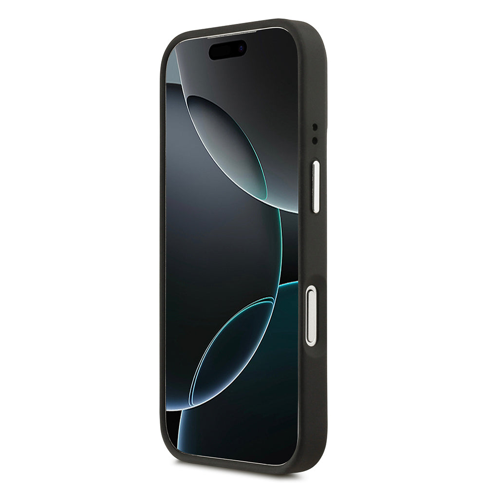 Apple iPhone 17 Pro Kılıf Lacoste Orjinal Lisanslı M-safe Şarj Özellikli PU Pike Desenli Standlı Metal Logolu Kapak