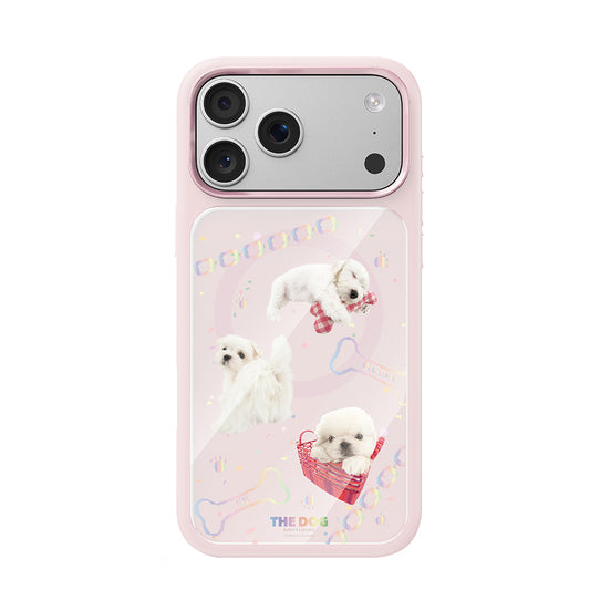Apple iPhone 17 Pro Kılıf M-safe Şarj Özellikli 3D Baskılı Tasarım Mutural The Dog Serisi Kapak