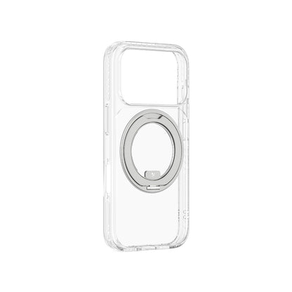 Apple iPhone 17 Pro Kılıf M-Safe Şarj Özellikli Airbag Tasarımlı Standlı AmazingThing Titan Pro MagSpin Kapak