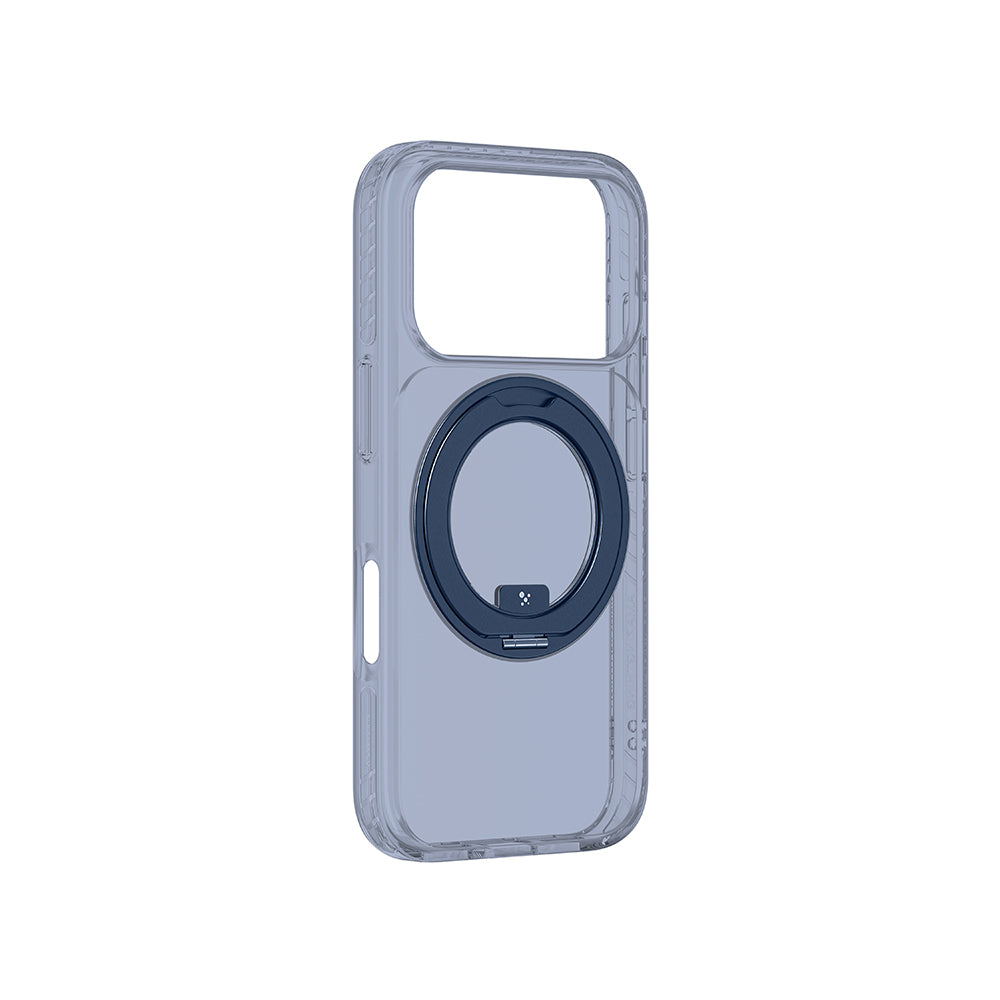 Apple iPhone 17 Pro Kılıf M-Safe Şarj Özellikli Airbag Tasarımlı Standlı AmazingThing Titan Pro MagSpin Kapak