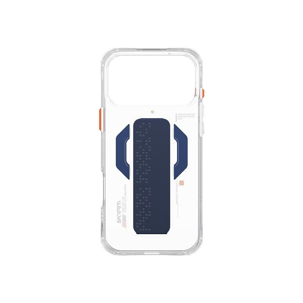 Apple iPhone 17 Pro Kılıf M-Safe Şarj Özellikli Airbag Tasarımlı Standlı Skinarma Haxa Kapak