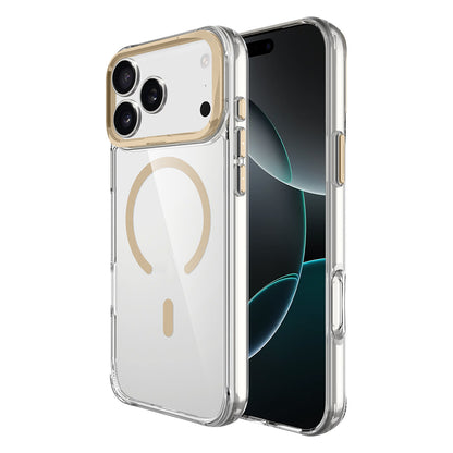 Apple iPhone 17 Pro Kılıf M-safe Şarj Özellikli Airbagli Kamera Standlı Zore Azor Kapak