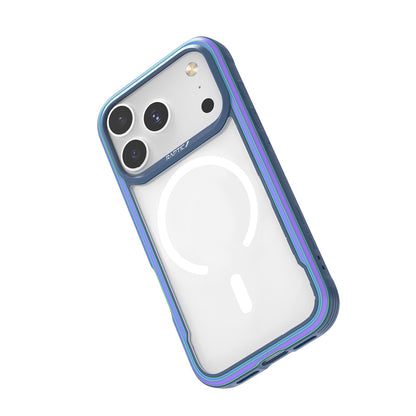 Apple iPhone 17 Pro Kılıf M-safe Şarj Özellikli Airbagli Raptic Shield Serisi Şeffaf Arka Yüzey Kapak