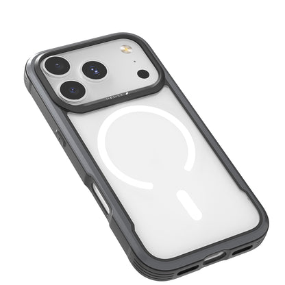 Apple iPhone 17 Pro Kılıf M-safe Şarj Özellikli Airbagli Raptic Shield Serisi Şeffaf Arka Yüzey Kapak
