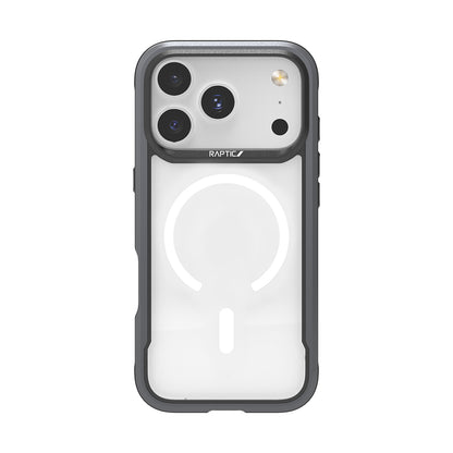 Apple iPhone 17 Pro Kılıf M-safe Şarj Özellikli Airbagli Raptic Shield Serisi Şeffaf Arka Yüzey Kapak