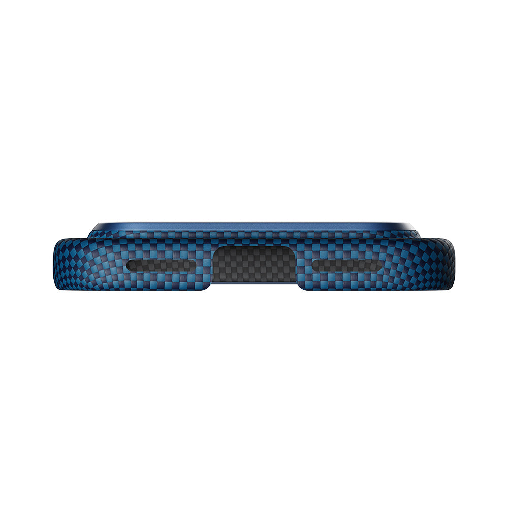 Apple iPhone 17 Pro Kılıf M-safe Şarj Özellikli Aramid Fiber Pitaka Tactile Woven Starpeak Serisi Milky Way Galaxy Kapak
