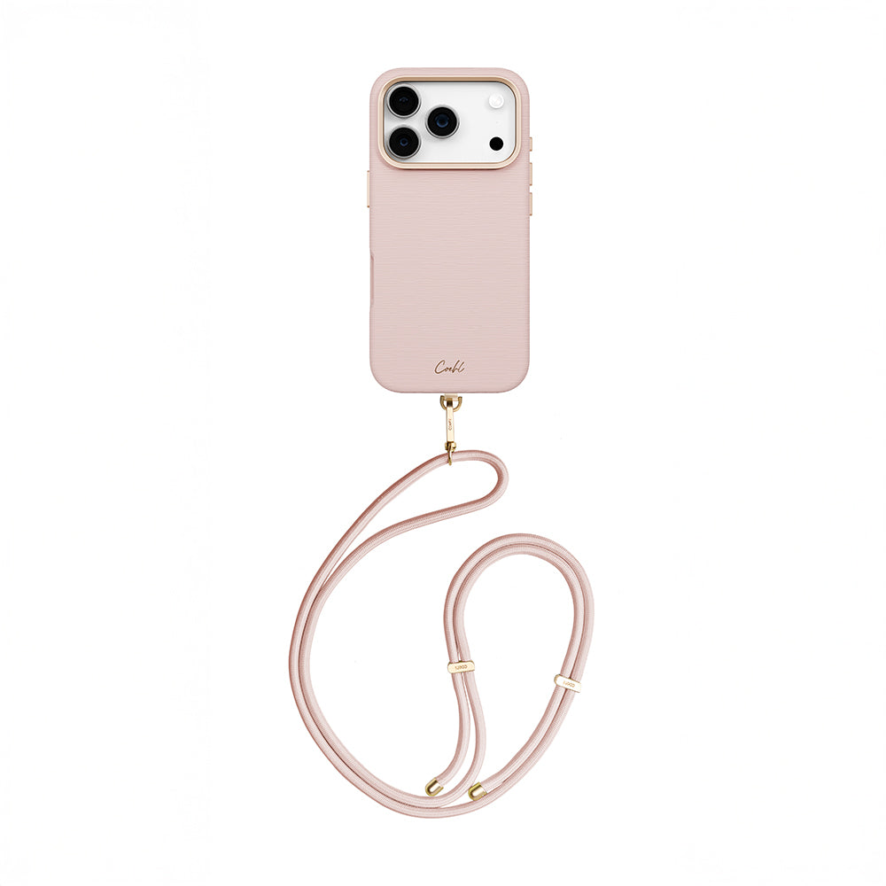 Apple iPhone 17 Pro Kılıf M-safe Şarj Özellikli Askı İpli Coehl Mirelle Kapak