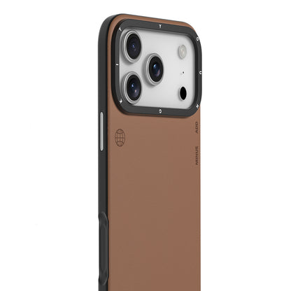 Apple iPhone 17 Pro Kılıf M-safe Şarj Özellikli Basit Mat Deri Desenli Youngkit Tech Fashion Serisi Kapak
