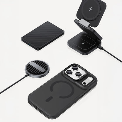 Apple iPhone 17 Pro Kılıf M-Safe Şarj Özellikli Benks C-Magnet Lucid Armor Kapak