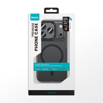 Apple iPhone 17 Pro Kılıf M-Safe Şarj Özellikli Benks C-Magnet Lucid Armor Kapak
