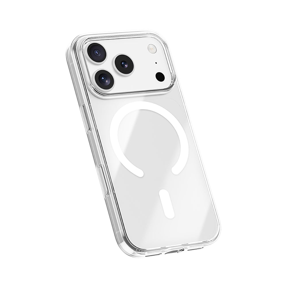 Apple iPhone 17 Pro Kılıf M-safe Şarj Özellikli Benks Crystal Serisi Şeffaf Kapak