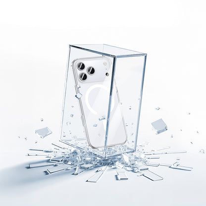 Apple iPhone 17 Pro Kılıf M-safe Şarj Özellikli Benks Crystal Serisi Şeffaf Kapak