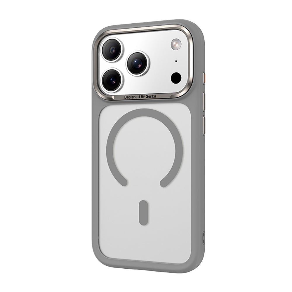 Apple iPhone 17 Pro Kılıf M-Safe Şarj Özellikli Benks Mist C-Magnet Kapak