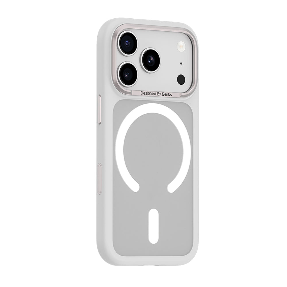 Apple iPhone 17 Pro Kılıf M-Safe Şarj Özellikli Benks Mist C-Magnet Kapak