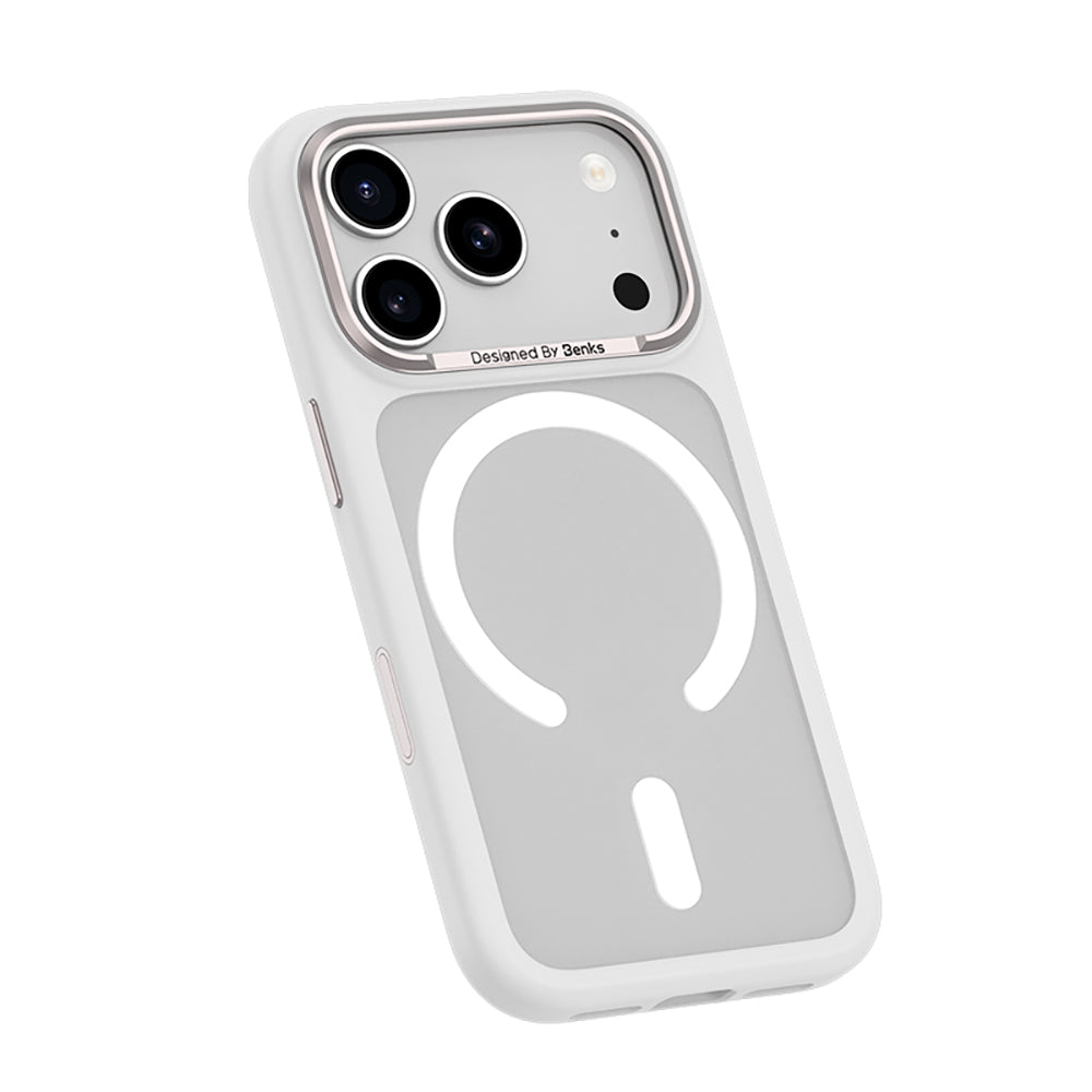 Apple iPhone 17 Pro Kılıf M-Safe Şarj Özellikli Benks Mist C-Magnet Kapak