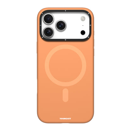 Apple iPhone 17 Pro Kılıf M-Safe Şarj Özellikli Kamera Standlı Youngkit Gel Cream Serisi Kapak