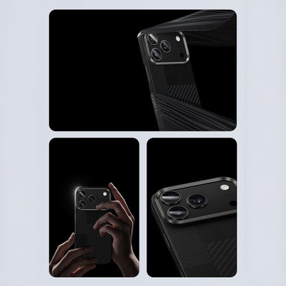 Apple iPhone 17 Pro Kılıf M-safe Şarj Özellikli Karbon Fiber Benks Montage ArmorAir Kevlar Kapak