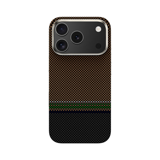 Apple iPhone 17 Pro Kılıf M-safe Şarj Özellikli Karbon Fiber Tasarımlı Benks Prestige ArmorPro Kevlar Kapak